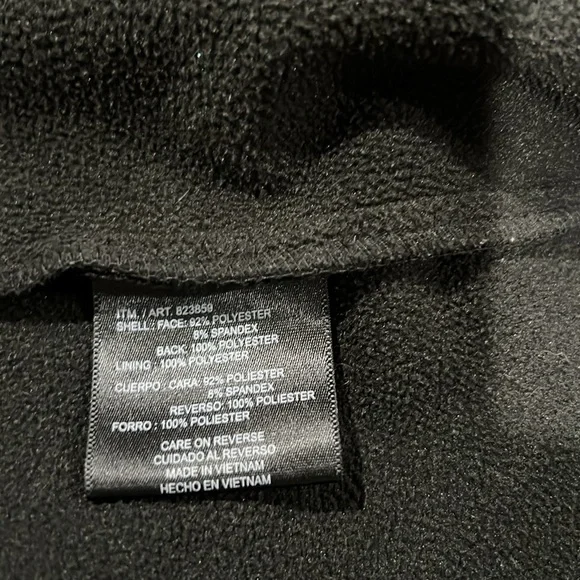 Kirkland Fleece Lined Water Protective Jacket Sz L - Picture 8 of 9